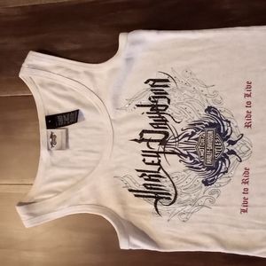 Harley davidson tank top large